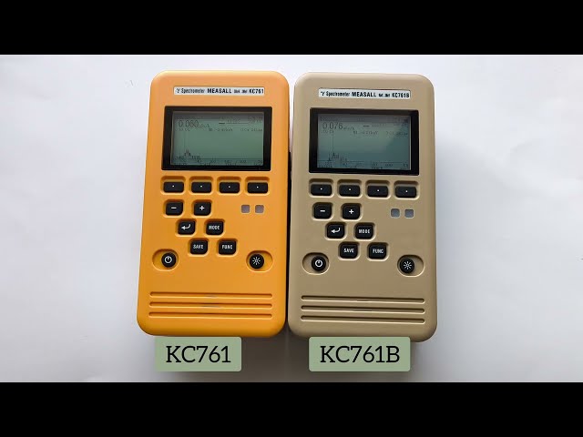 Measall KC761 vs 761B Spectrometer comparison