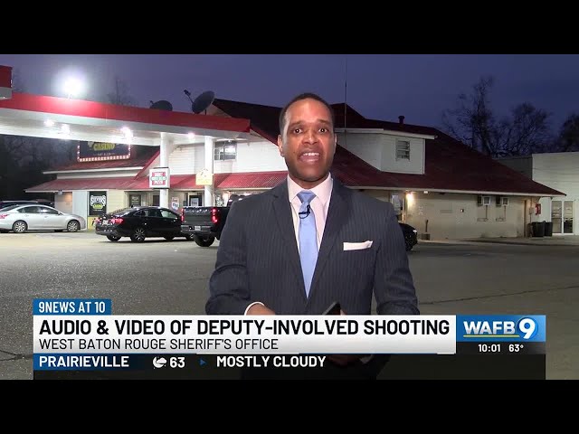 Video, audio related to deputy-involved shooting released by WBRSO