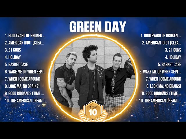 Green Day Top Of The Music Hits 2024 - Most Popular Hits Playlist