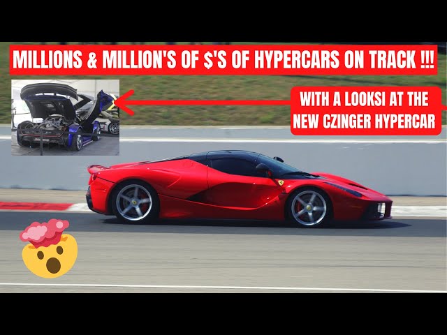 "75 YEARS OF FERRARI" On Track With A LAFERRARI, MONTEREY CAR WEEK VINTAGE & The New CZINGER 21C 🤯