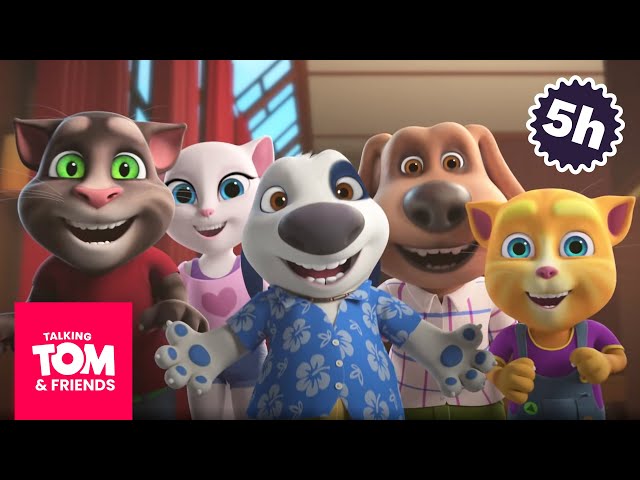 All Episodes of Season 3 🥳 MEGA 5 HOUR Marathon ⭐ Talking Tom & Friends Compilation