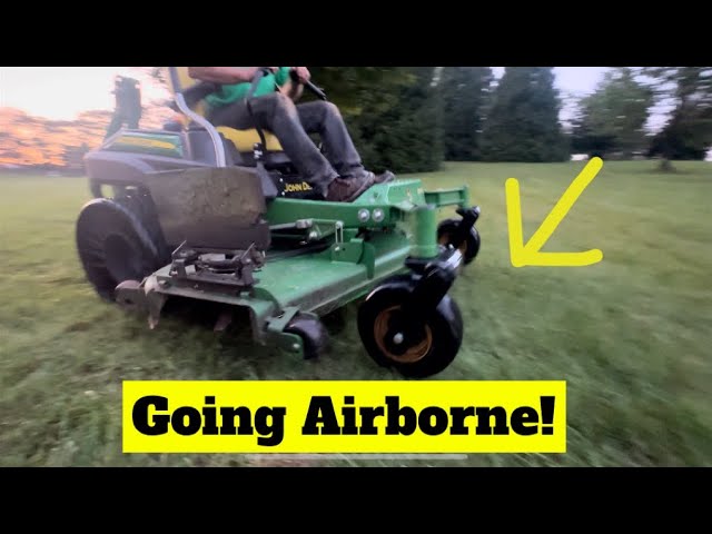 #43 ZGLIDE Suspension installation & First Use on our John Deere Z970R