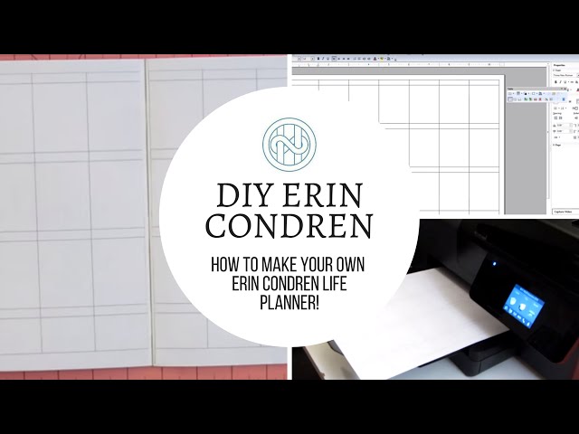 How to make your own Erin Condren Life Planner - DIY Planner // 2015