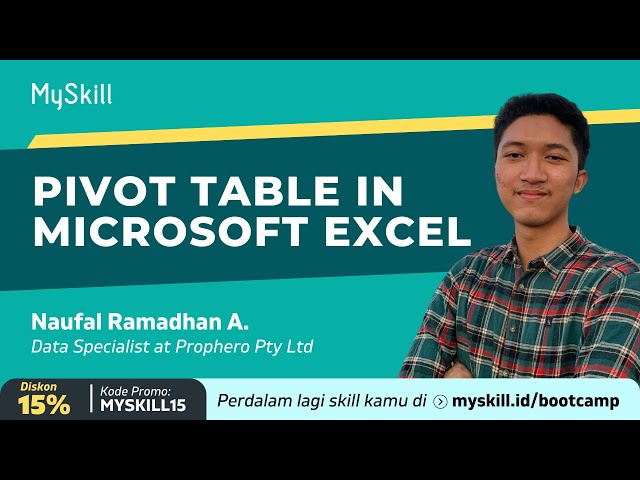 Short Class Pivot Table in Microsoft Excel | MySkill