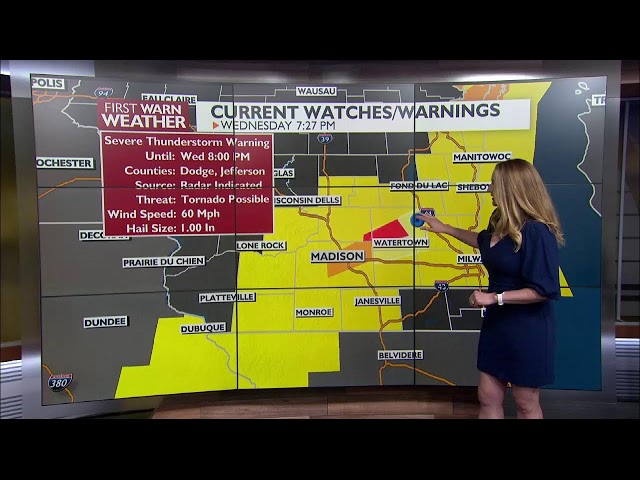 First Warn Weather: TORNADO WARNINGS across Wisconsin - June 15, 2022