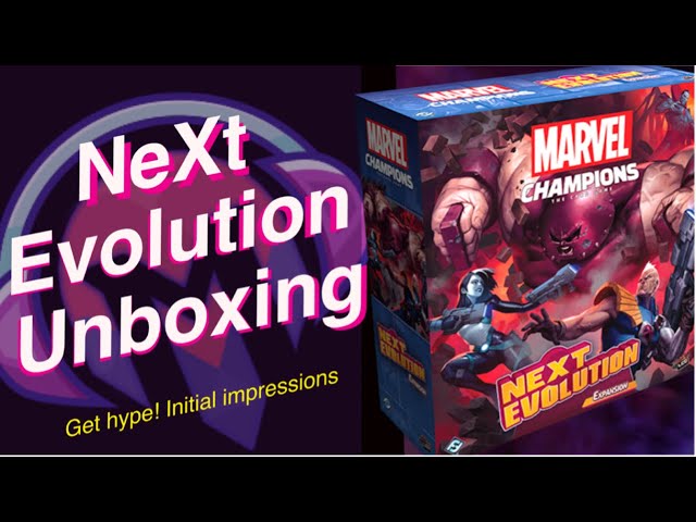 Marvel Champions | NeXt Evolution | Unboxing | X-Men | X-Force | Hero Pack | Cable | Domino