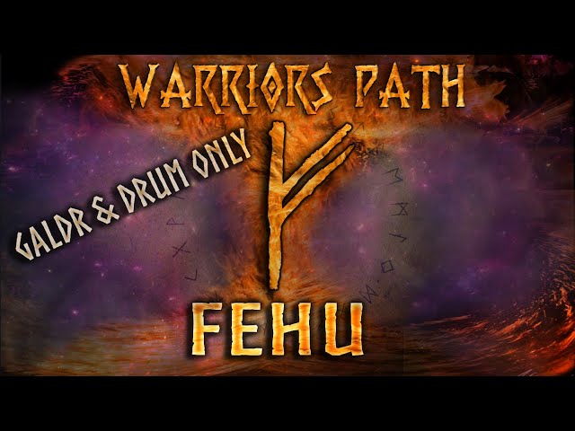 Fehu (1 hour) - Drum & Galdr Only - Fé - (Fulfillment, Wealth, Abundance) - Warriors Path 2021