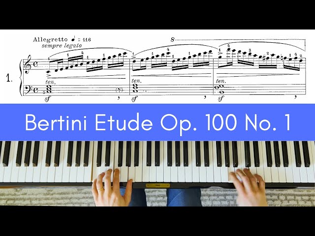 Bertini: Etude Op. 100 No. 1