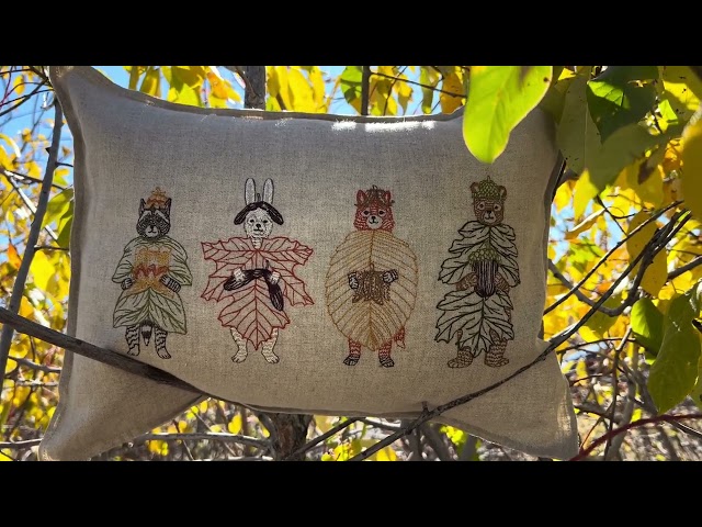 Behind the Design - Leaf Friends Pillow