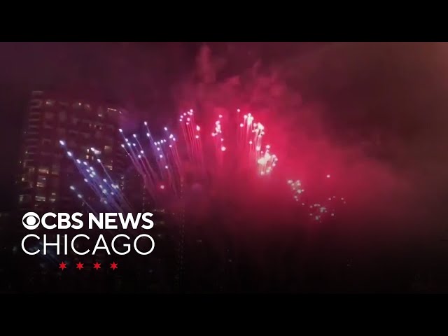 New Year's Eve celebrations around downtown Chicago