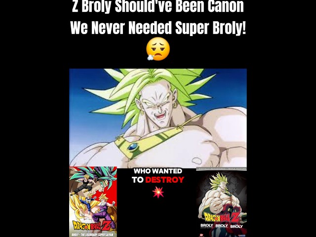 Z Broly Is The Only Broly We Needed #dragonball #anime #broly