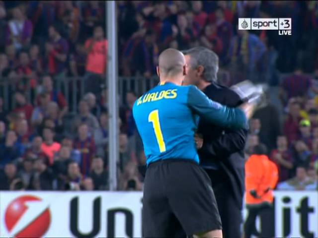 Mourinho Epic Celebration - Barcelona Vs Inter (28.04.2010)