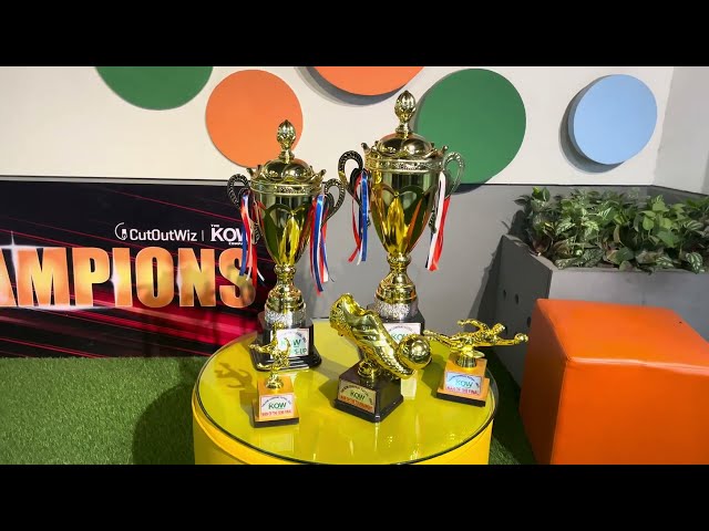 Winning Cup | Football Trophy for Tournament | Royalty free stock video footage - No copyright 4K