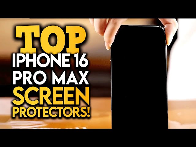 6 Best Screen Protectors For iPhone 16 Pro Max!