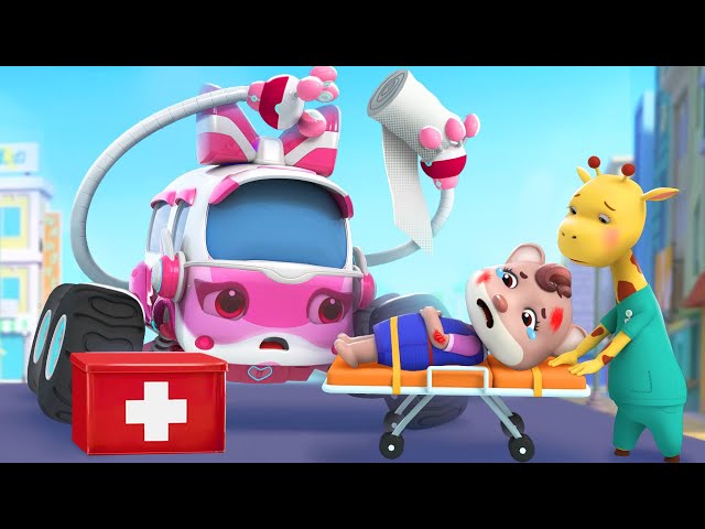 Brave Ambulance Song | Monster Trucks | Car Cartoon & Songs | Wheely World