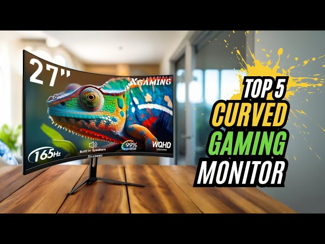 Top 5 Best Curved Gaming Monitors | Ultimate Immersion & Performance!