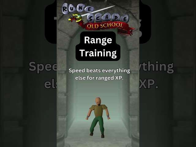 Range Training   OSRS TIPS AND TRICKS #osrstips