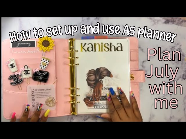 How To Set Up Your A5 Planner For July + Unboxing New Planner Supplies Plan with me