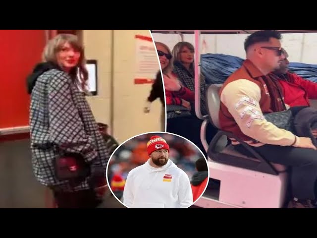 Taylor Swift arrives at Chiefs playoff game with family in tow to support boyfriend Travis Kelce