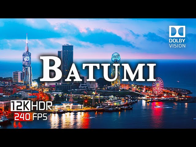 Batumi, Georgia 🇬🇪 | 12K HDR Drone Footage