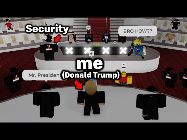 I played as Donald Trump with REAL Security Guards..💀