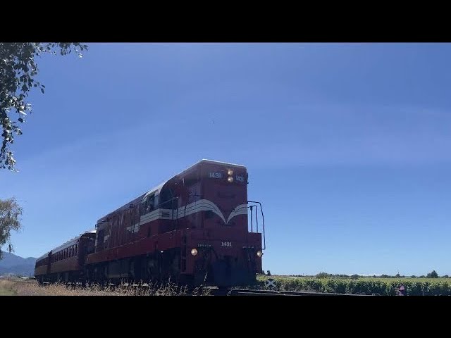 1955 DA A1A Locomotive With Historic Wooden Passenger Car #trainspotting #RailCowGirl #entertainment