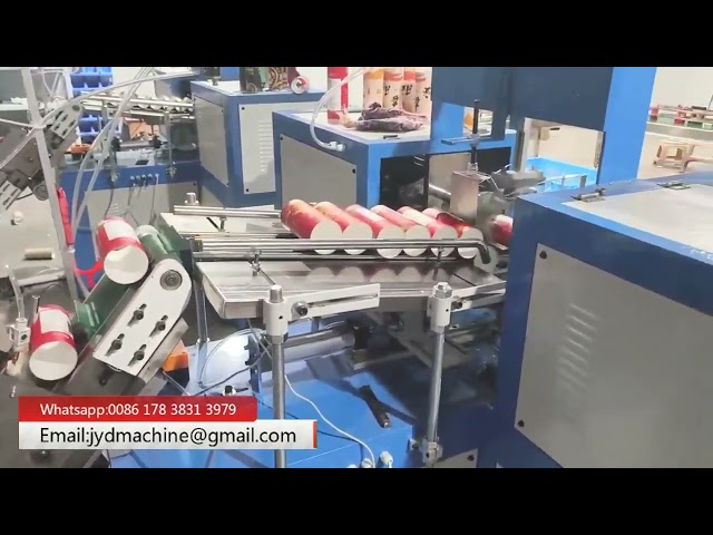 Complete Paper Tube Can Production Line For Food Packing: From Cutting to Sealing