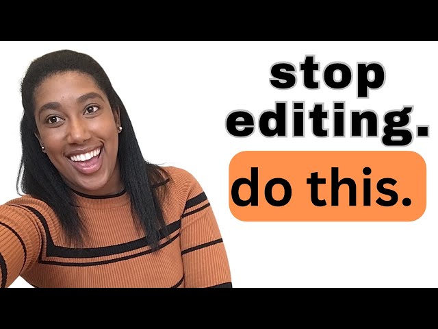 Don’t let editing stop you from posting CONSISTENTLY to YouTube