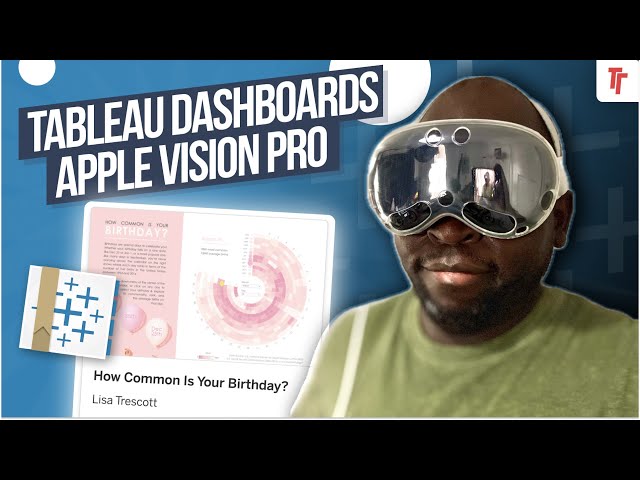 Tableau Dashboard in the Apple Vision Pro