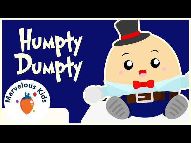 Humpty Dumpty Sat On A Wall | Kids Nursery Rhymes } Marvelous Kids