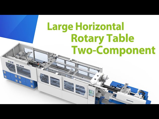 對射 Horizontal Rotary Table Two-Component Injection Molding Machine  | FCS HB-R series