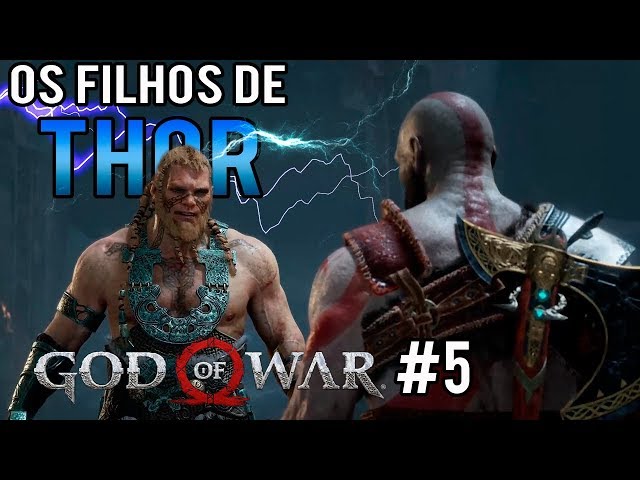 God of War 4 #5 - Magni e Modi os Filhos de Thor e ira de Atreus