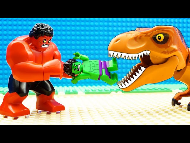 Hulk vs T-Rex Dinosaur Kinetic Sand Adventure