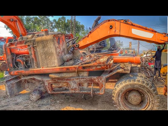 Assembling  a 30-Year-Old Excavator: A Restoration Story