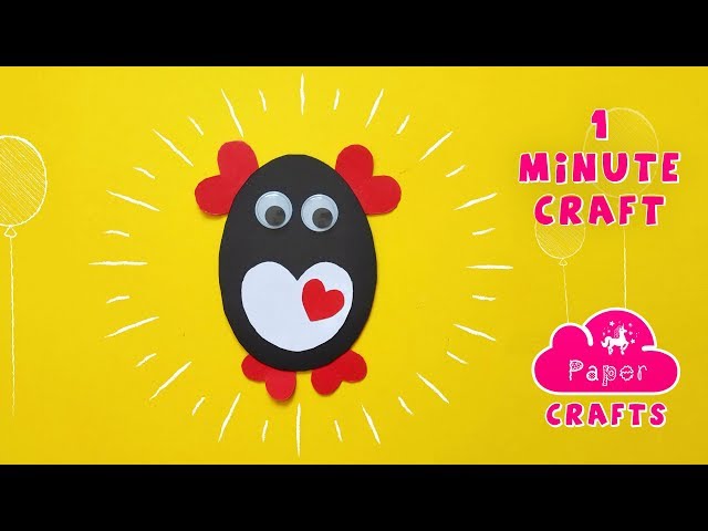 Paper Penguin Craft - Kids Project & Paper Art - Very Easy DIY Paper Crafts Idea