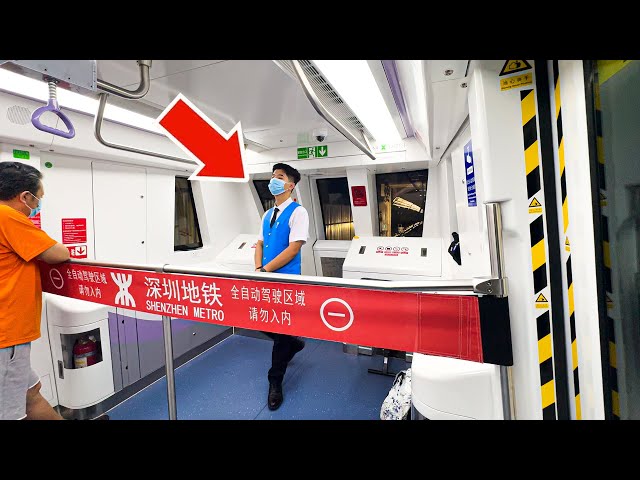 Shenzhen autonomous driving subway experience: My first experience no driver self-driving train