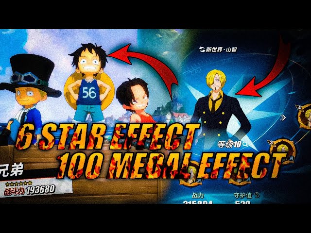 One Piece Fighting Path - Star Effect ASL & 100 Medal Effect Sanji TS