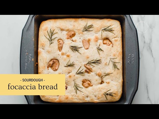 Making Sourdough Focaccia Bread The Easy Way!