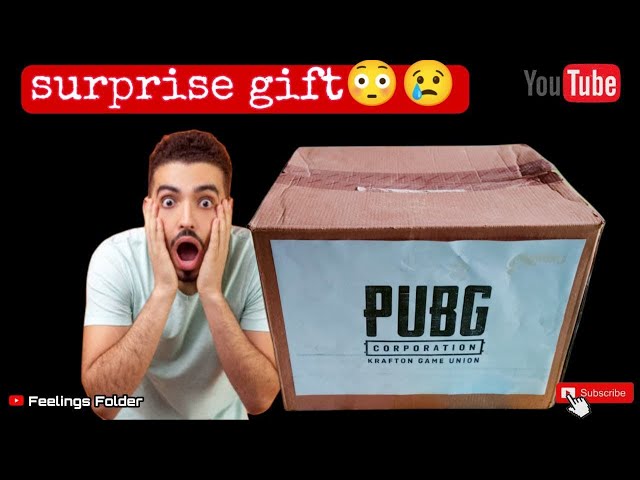 PUBG send me gift 😳 | surprise🎁 gift box opening video | guys last me dekhe kya mila is box me 😱