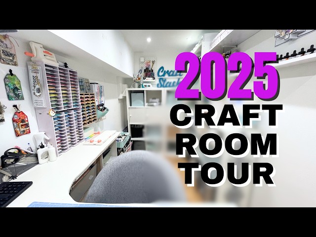 NEW Craft Room / Studio Tour 2025 - Storage and Organisation Solutions!