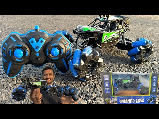 RC Rock Crawler Drift Climbing Remote Controlled Monster Truck,Four Wheel Drive unboxing and testing