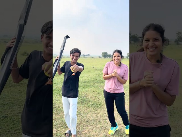 Hit the Stump in 3 Chances and Win a Cricket Bat! 🏏🔥#ytshorts #challenge #trending