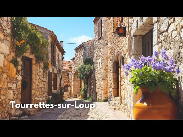 Tourrettes-sur-Loup, France 😍 Surprising Medieval Village with Stunning Natural Beauty!