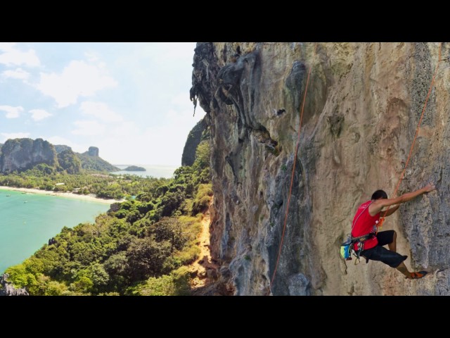 KRABI 360° : Mountain Climbing at Railay Beach [ Point 1 ]