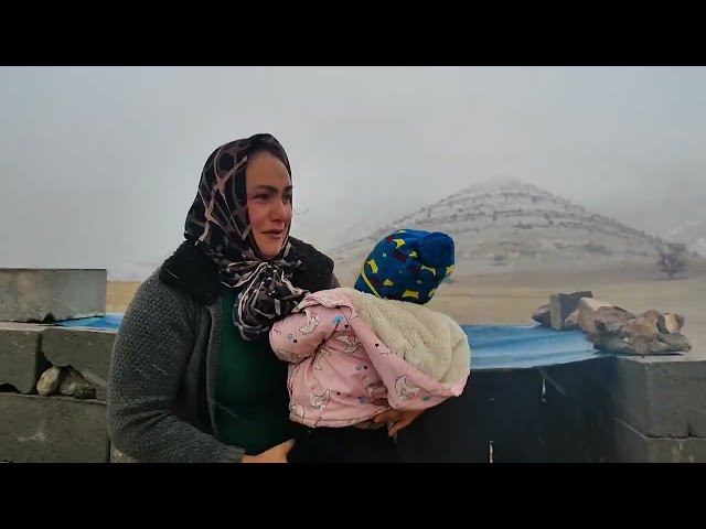 "The Cabin in the Snow: The Story of a Mother and Her Child Against the Cold of the Mountains"