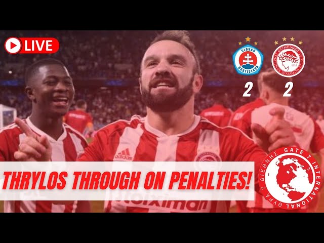 SLOVAN BRATISLAVA 2 OLYMPIACOS 2 | High DRAMA in Bratislava | UEFA Europa League