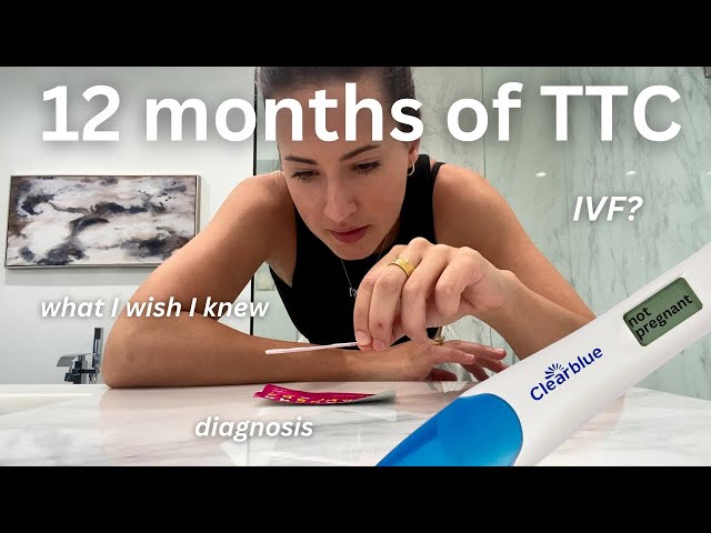 1 YEAR OF TRYING TO CONCEIVE | things I wish I knew, IUI & IVF plans, TTC tips baby #1