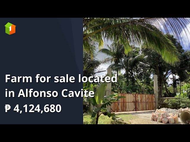 Farm for sale located in Alfonso Cavite