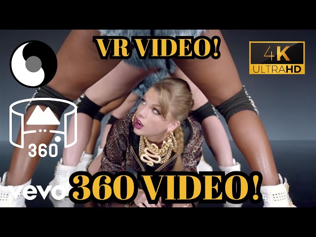 Taylor Swift | Shake It Off (360 & VR 4K Video)