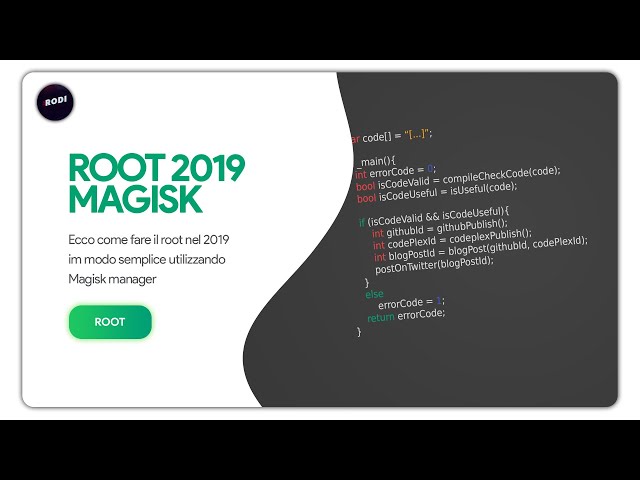 Come fare il ROOT 2019 - Magisk